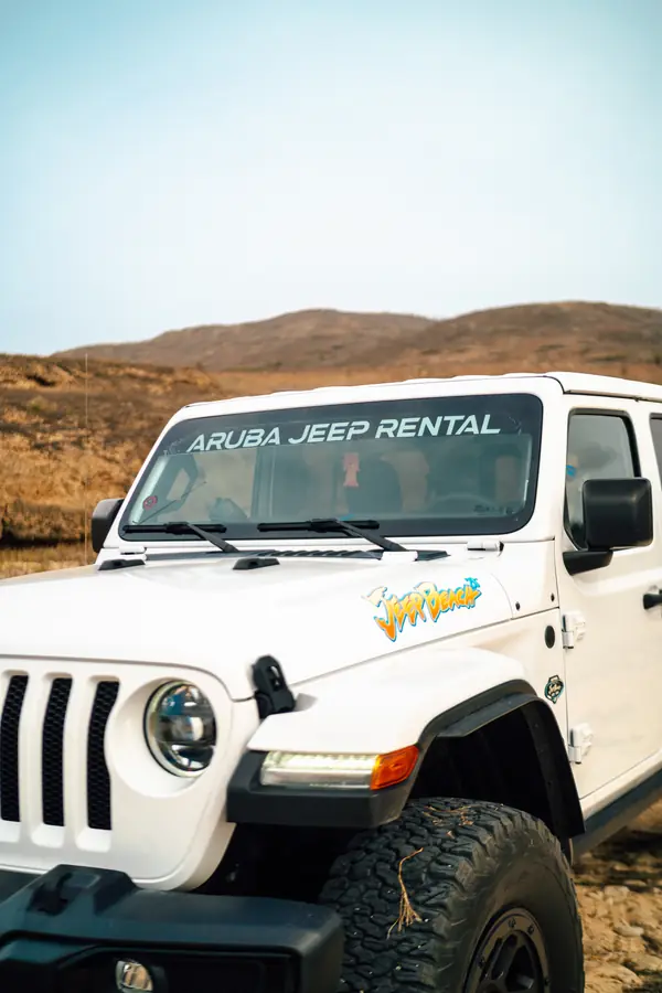 EFE Jeep in the desert hills